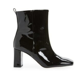 Good American Women's Booties GA165P-E Black Size 7.5 New In Box Condition